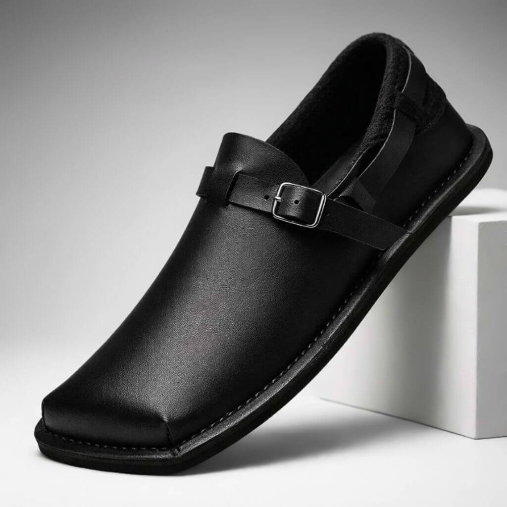 Mocassins en cuir véritable à bout carré Nelvoire — vue 2