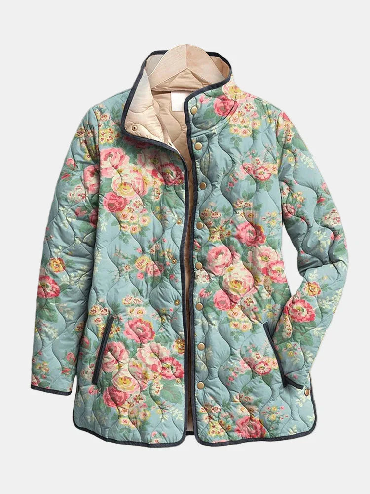 Doudoune fleurie Nelvoire — Sylvie, collection femme