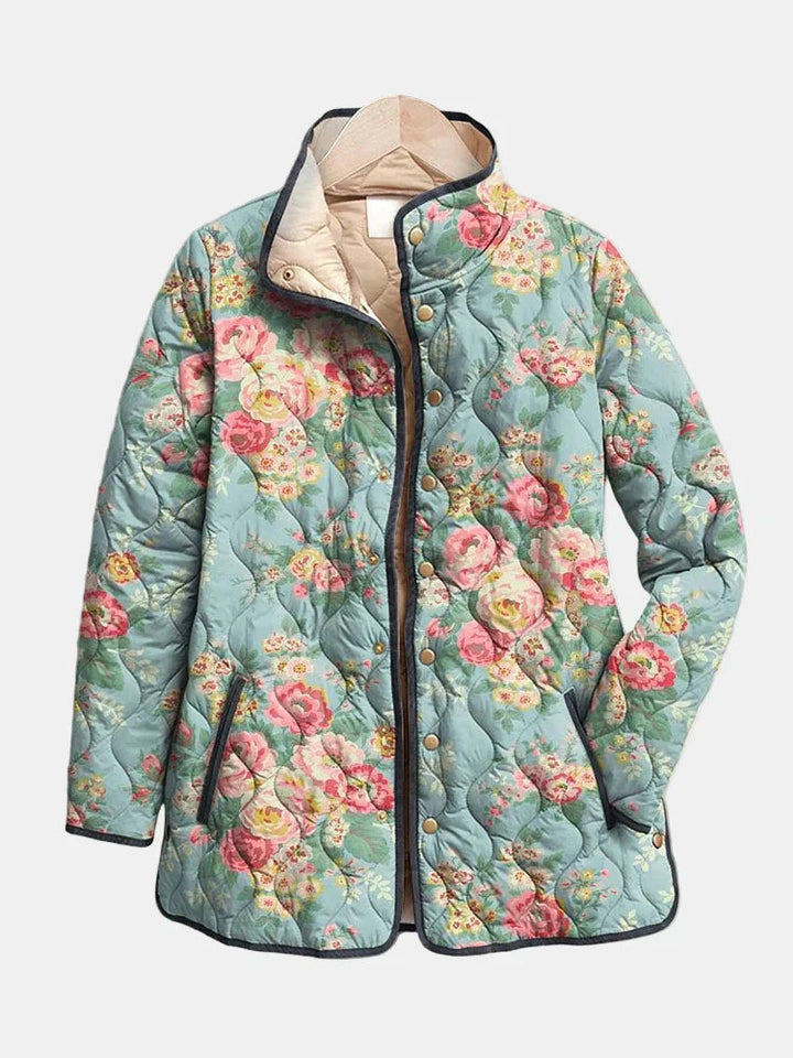 Doudoune fleurie Nelvoire — coloris multicolore