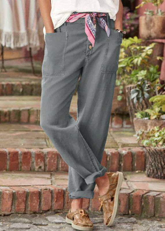 Pantalon fuselé boutonné devant Nelvoire — vue 2