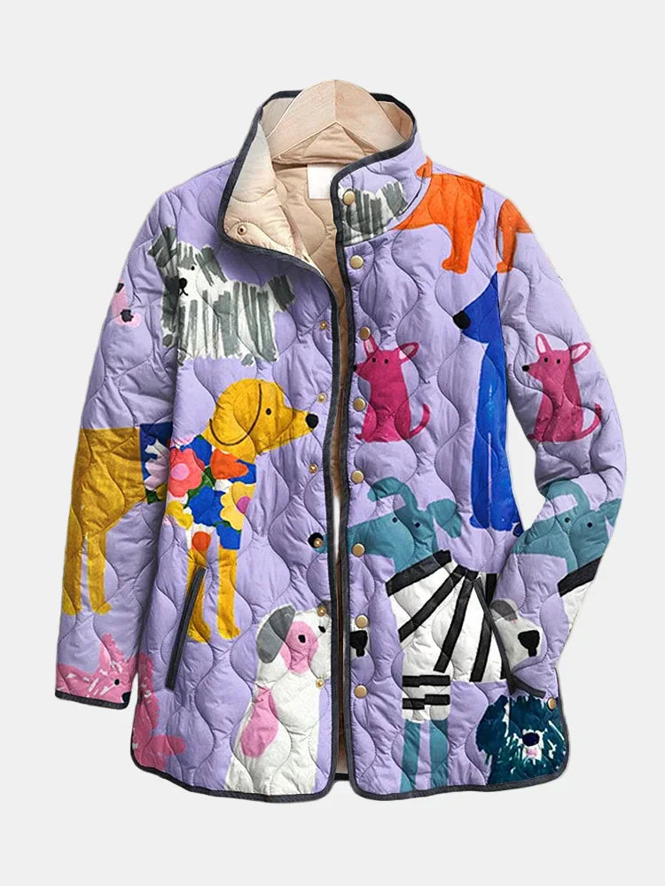 Veste matelassée style décontracté Nelvoire — coloris multicolore