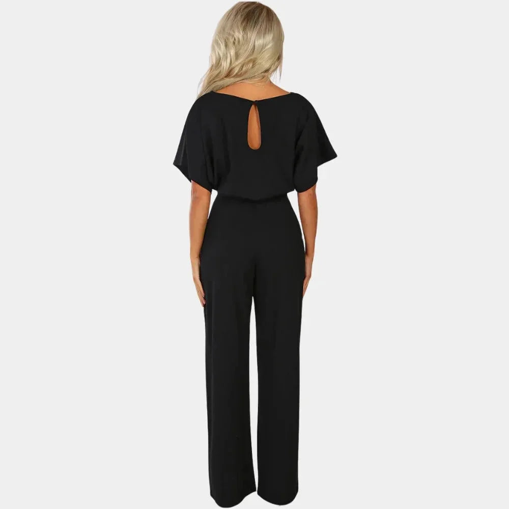 Combinaison jambe large ceinturée manches kimono Nelvoire — vue 2