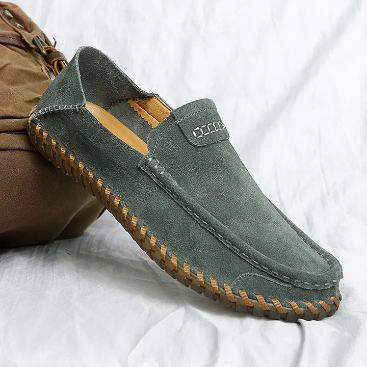 Mocassins classiques en daim Nelvoire — Zoé, collection femme